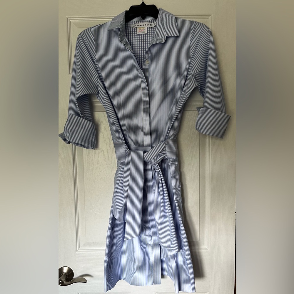Gretchen Scott Designs Breezy Blouson Wash and Wear Dress